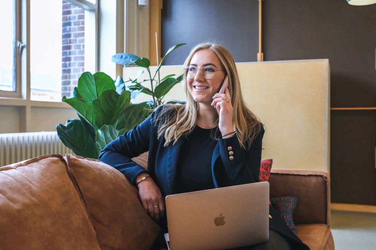 Office people making phone calls for CareersHeader